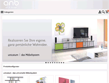 Tablet Screenshot of anb-art-design.com